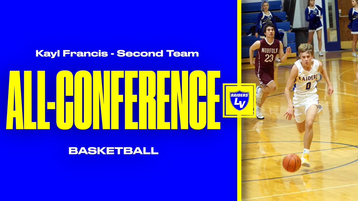 Congratulations to Kayl Francis for earning 2nd Team all conference honors in basketball! #LoganViewHS <a href="/LVSSBBall/">LVSS Boys Basketball</a>