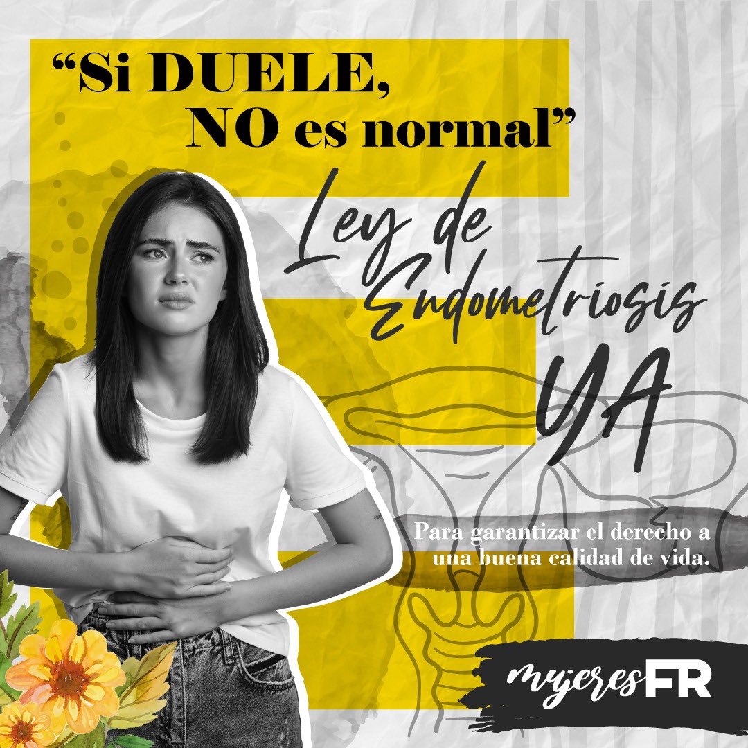 SpadoneMaria's tweet photo. DIA MUNDIAL DE LA ENDOMETRIOSIS 

Si duele no es normal. Es necesario contar con una #LeyDeEndometriosisYa para garantizar el derecho a una buena calidad de vida. https://t.co/ZaSWhKYc5v