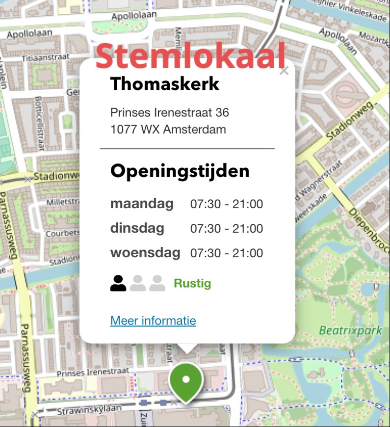 Nog stemmen voor de #gemeenteraadsverkiezingen #Amsterdam en #stadsdeelZuid ✏️🔴? Welkom in De Thomas. 

Wij zijn op maandag, dinsdag en woensdag open van 7.30 tot 21 uur. Prinses Irenestraat 36.
stembureaus.amsterdam.nl/map