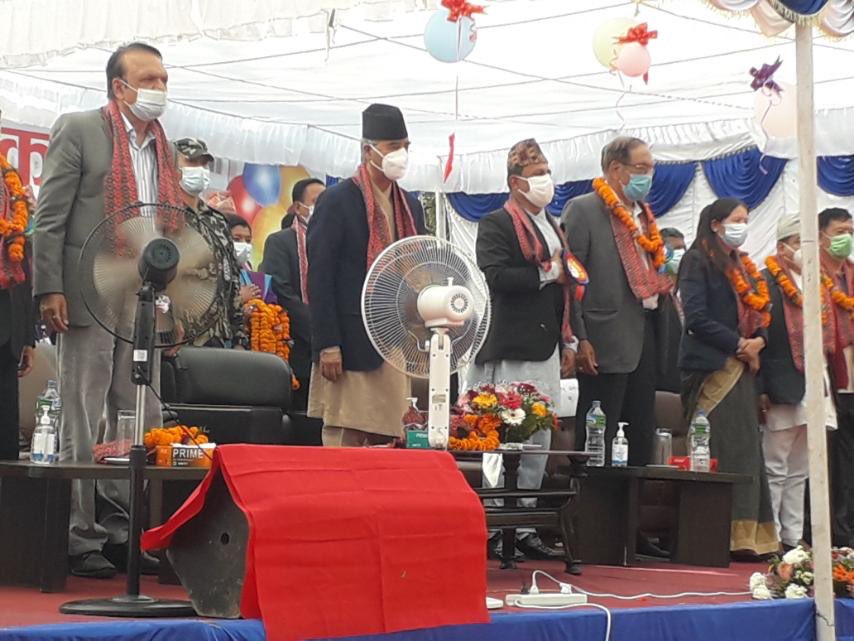 प्रधानमन्त्री शेर बहादुर देउवाजीद्वारा प्रमूख अतिथीको रूपमा आज  नुवाकोटको तादी गाऊँपालिका प्रसासनिक भवन उदघाटन गरिएको कार्यक्रममा म पनि विंशेष अतिथीको रूपमा सहभागी भएँ!