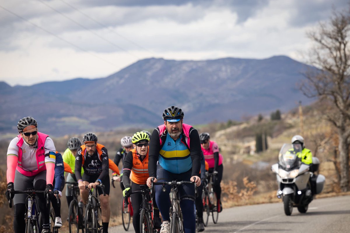 ClubPeloton's tweet photo. Stage 2 of day 6 @knightfrank #CycletoMIPIM is done and dusted and it was hilly and so pretty. Delightful 60k to lunch. Keep up the good work Teams @civicengineers @LocktonUK @VectosTP 🚴🏼‍♀️💨👊 https://t.co/d49q43c4By