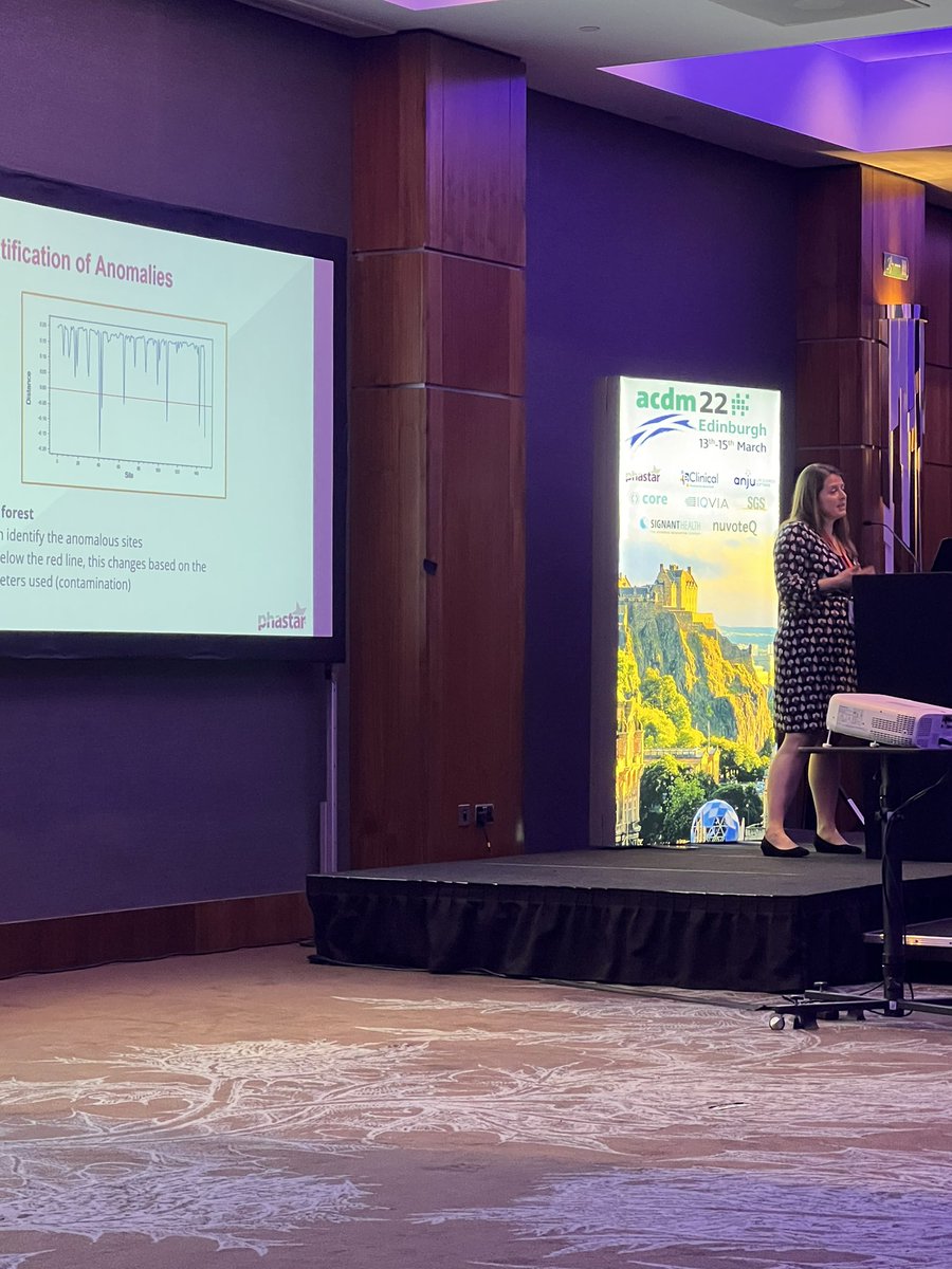 kevin2kane's tweet photo. Great talk from @TeamPhastar’s Head of Data Science at #acdm22 around using machine learning to clean clinical trial data. https://t.co/aQa143yIxz