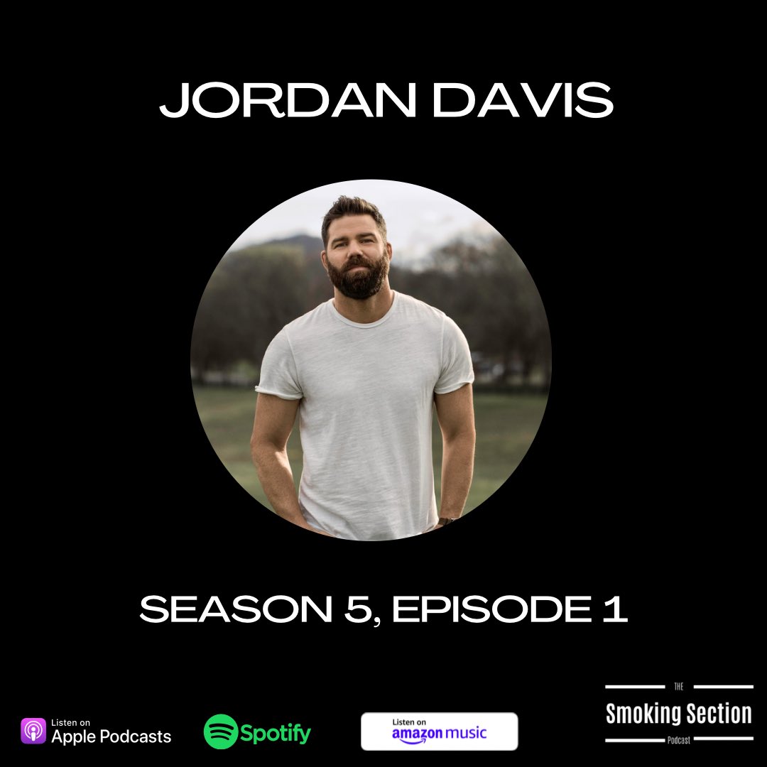 smokingxsection's tweet photo. It’s out now!! ACM nominee @JordanCWDavis kicks off season 5! Go check it out LINK IN BIO 

#music #countrymusic #podcasts https://t.co/7YCzoUk6VG