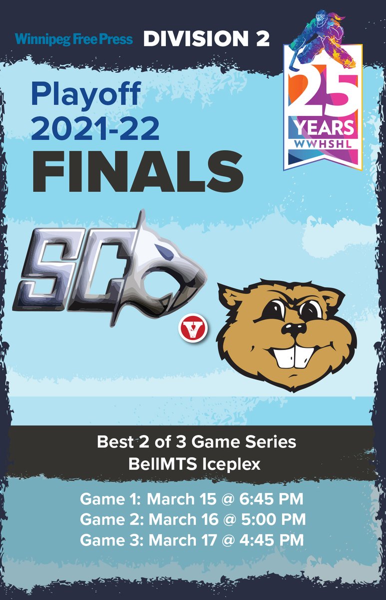mwhshl_mb's tweet photo. Sanford Sabres and the Garden City Gophers compete for the Division Nancy Gilles Cup this week.  Game 1 tomorrow BellMTS Iceplex 6:45PM. https://t.co/fkoMMu0rkA