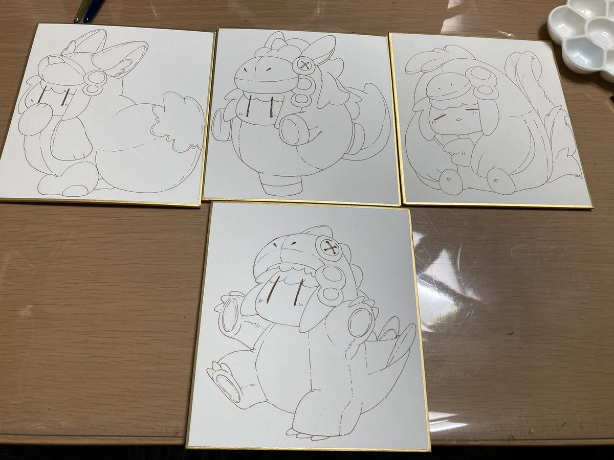 ペン入れの終わり〜 