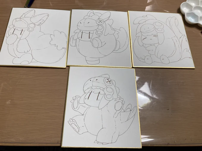 ペン入れの終わり〜 