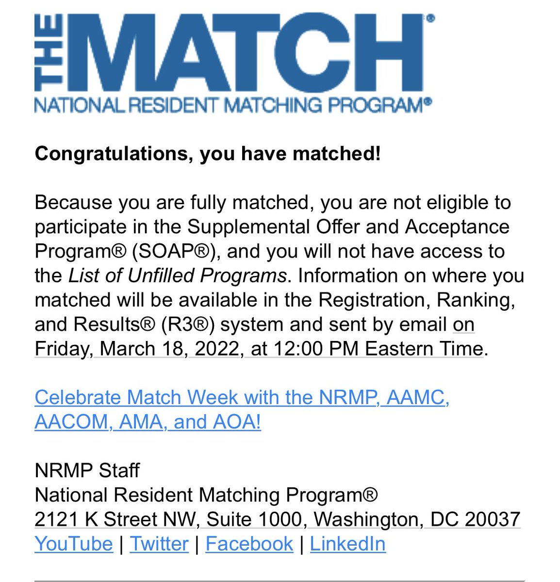 mark_dapash's tweet photo. God is great! 🙏🏾 I’m going to be a Neurosurgeon! #Match2022 #Neurosurgery https://t.co/XRIx9lUaFJ