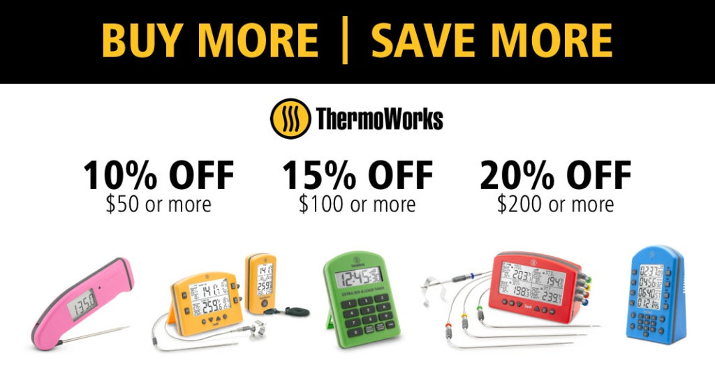 homebrewfinds's tweet photo. Ends Today: Up to 20% Off at ThermoWorks https://t.co/ZQYVvtHDhm #homebrew https://t.co/ZhlgJtXjmc
