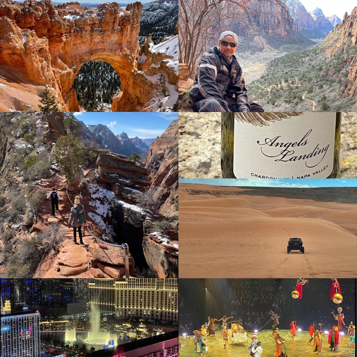 CISOmd's tweet photo. Onward to #cybersecurity after an amazing #GoWest adventure and experience hiking #angelslanding #zion #brycecanyon #sandhallow UTV #hooverdam and #grandcanyon #LasVegas #LRL https://t.co/RQwaOKE0Y2