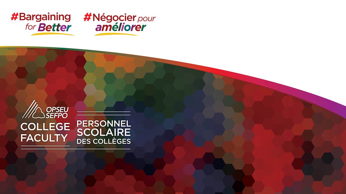 *UPDATE FROM THE BARGAINING TEAM*

Dear Faculty,

Today, 3 months after starting work-to-rule action, we are setting a strike deadline in an effort to compel the CEC and the College Presidents to do either of the two things they have refused to do since bargaining began: 

1/3