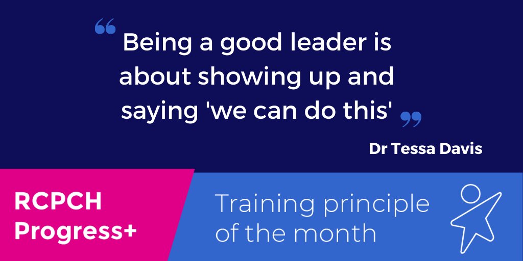 RCPCHtweets's tweet photo. We're exploring the importance of good leadership in healthcare for this Training Principle of the Month. #RCPCHProgressPlus @TessaRDavis
Find out more: https://t.co/M81vroZI45 https://t.co/Ld78E2s9jK