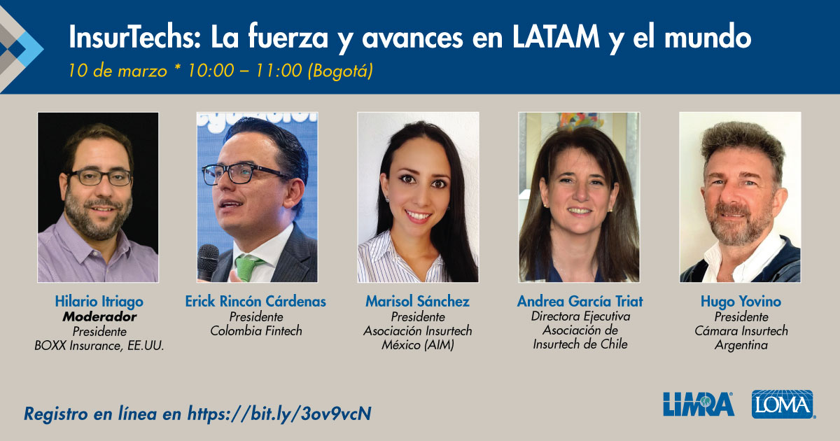 Ya está disponible en el canal de Youtube de InsurteChile nuestro último encuentro junto a LIMRA y LOMA , bajo el título de "Insurtechs: La fuerza y los avances en LATAM y el mundo". 
youtube.com/watch?v=MyQOZp…