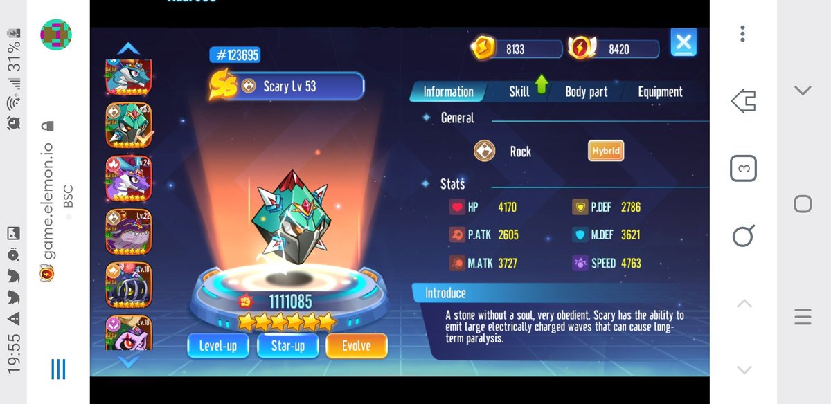linhnvb's tweet photo. @NFTprime1 It's #Elemon @ElemonGame https://t.co/mjTMFNqcA4