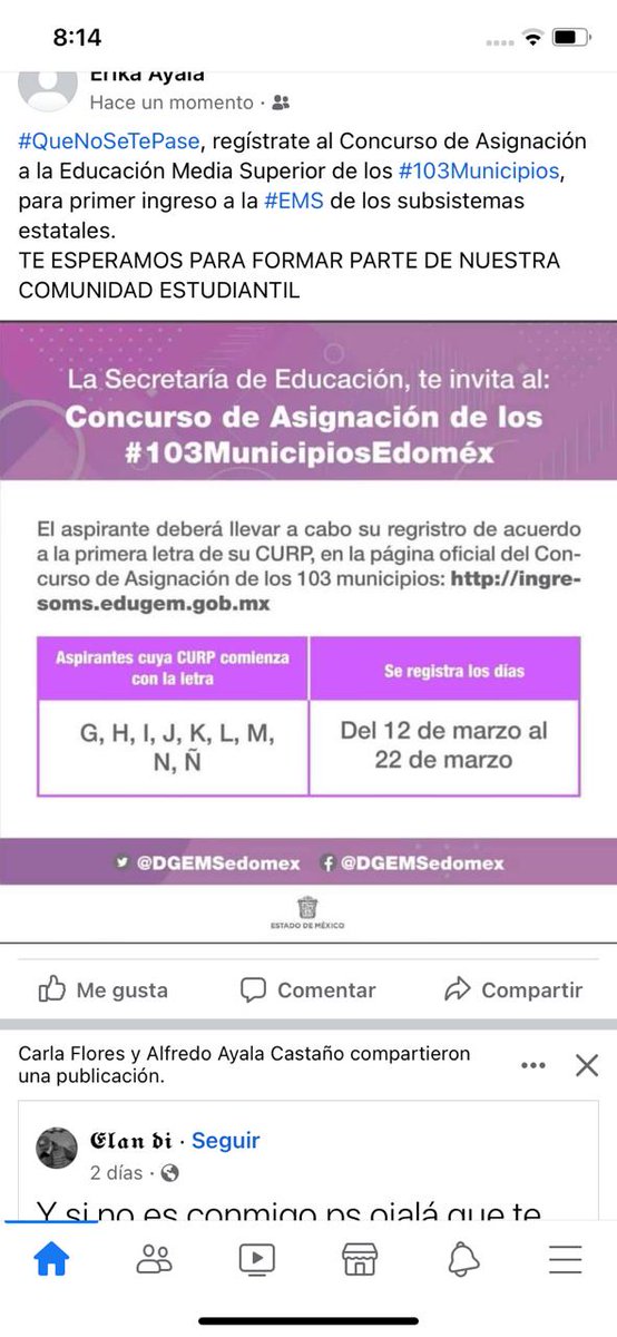 TAtzumpa's tweet photo. #QueNoSeTePase, regístrate al Concurso de Asignación a la Educación Media Superior de los #103Municipios, para primer ingreso a la #EMS de los subsistemas estatales. https://t.co/aKS9nT7uPd