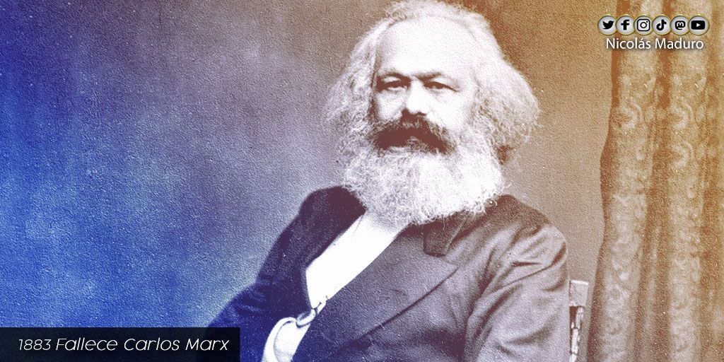 Conmemoramos 139 años del fallecimiento de Karl Marx, el padre del Socialismo, con sus ideales se convirtió en inspiración para quienes buscamos la justicia de los pueblos. Sigamos su ejemplo y consolidemos el camino de nuestro modelo socialista.
