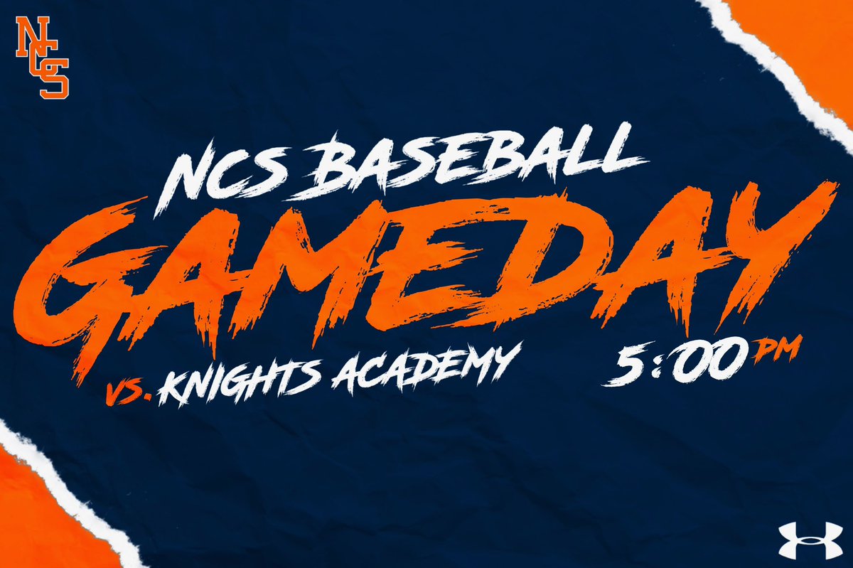 ⚾️ OPENING DAY!!! ⚾️

@NCSBaseball2021 vs. <a href="/KNIGHTS_BASEBTN/">KNIGHTS BASEBALL</a> 
⏱: 5:00 PM
📍: <a href="/NCSEAGLES/">Nashville Christian School</a> 
🎽: Orange/White  

It’s Opening Day for the Eagles, as they host the Knights Baseball Academy to start the 2022 season off!! 

#NashvilleChristianBaseball #WeAre #NC