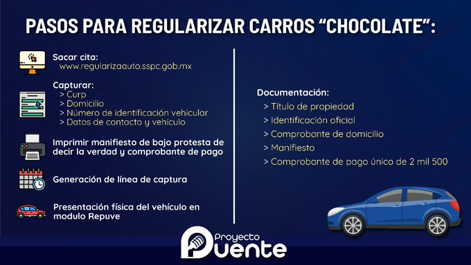 acastrejon's tweet photo. @elalbertomedina @ProyectoPuente @infocajeme @sanchezmares85 @B_Estefan @soycobre @diegosalcido @nieblasmayra Buen día puenteros, mis dudas son:
¿Tiene la Agencia Nacional de Aduanas de México (#ANAM) de @SATMX @SEDENAmx del @GobiernoMX así como Coordinación Ejecutiva de Verificación al Comercio Exterior (#CEVCE) del @gobiernosonora los procesos para evitar q sigan ingresando?
Saludos https://t.co/ONHp6UTrbG