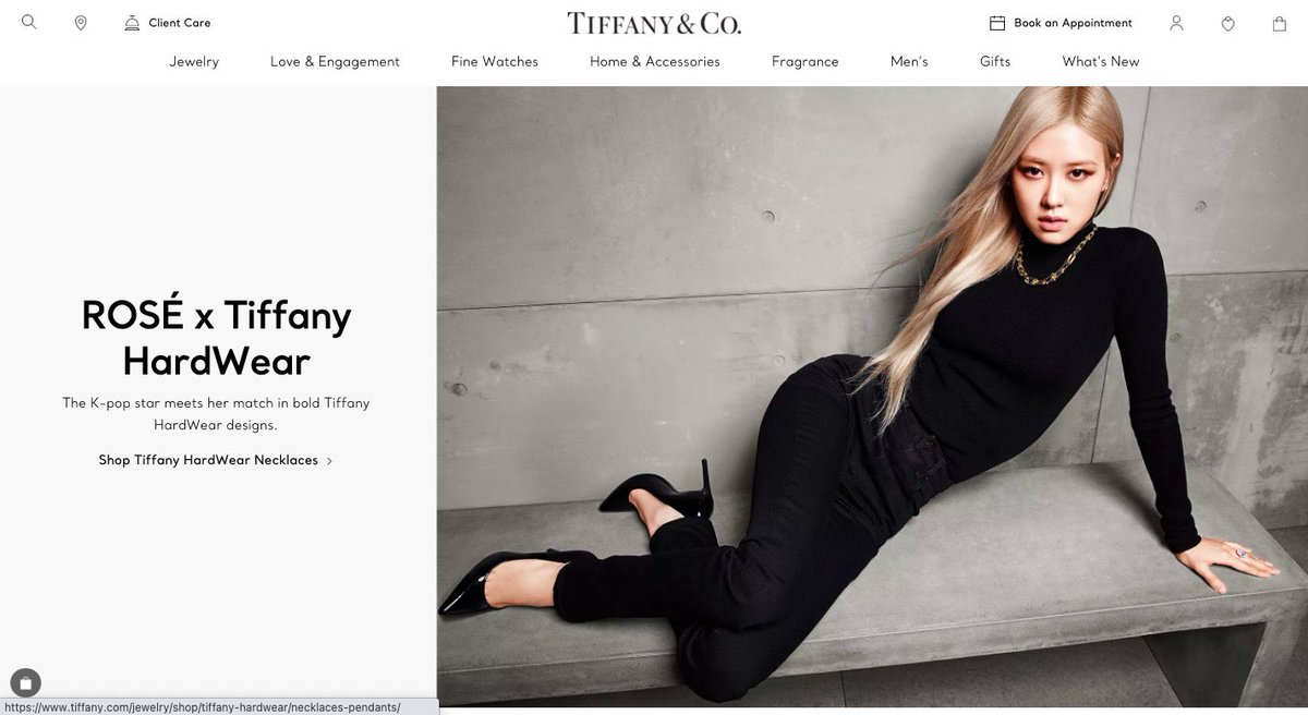 k có đỉnh nhất chỉ có đỉnh hơn ^^
TIFFANY AMBASSADOR ROSÉ
#ROSÉforTiffanyHardWear