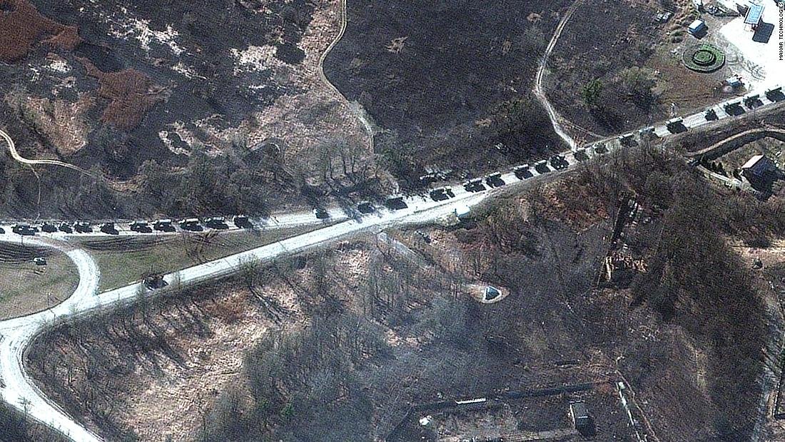 Aftermath of 40 Mile Convoy/24Now we get to the crux of it. Russian invasion planners f*cked up royally by placing all their fuel trucks in one basket, that 40 mile convoy. Ukraine played it brilliantly, by blocking that convoy before it reached Hostomel.