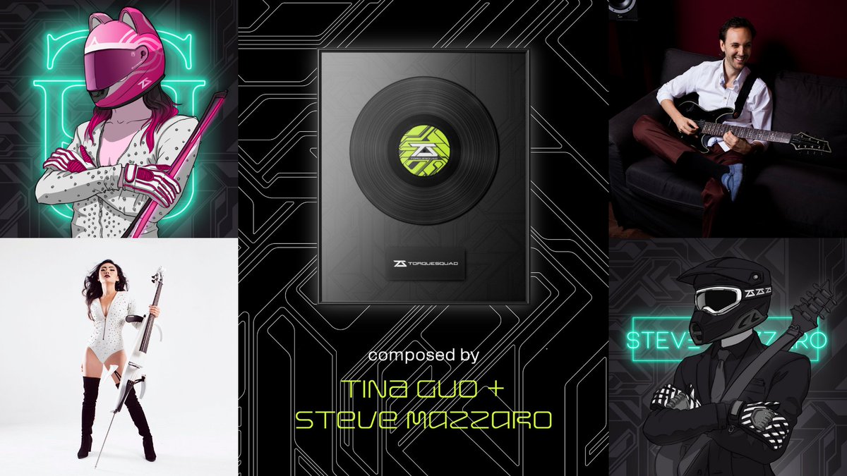 🎵 SOUNDTRACK REVEAL 🎵 Excited to finally reveal our FULL soundtrack, composed by the world class duo, @tinaguo and @stevemazzaro!! 🔥🔥 Head over to Discord to hear the full track: discord.gg/torquesquad Any interaction with this Tweet gets WL (5 spots) 🎉