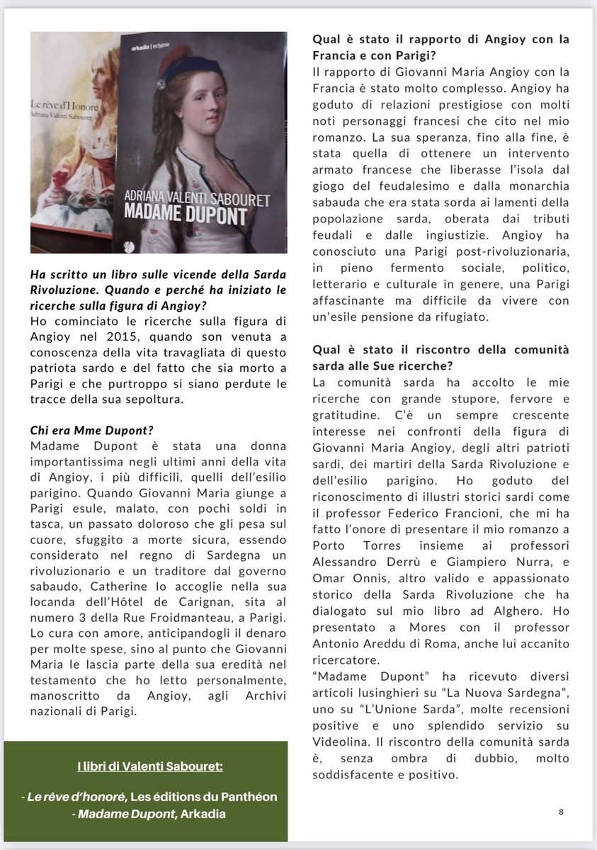 SABOURETCardio's tweet photo. #MadameDupont #Sardegna #Angioy #Obinno https://t.co/Q7pjhgG11K