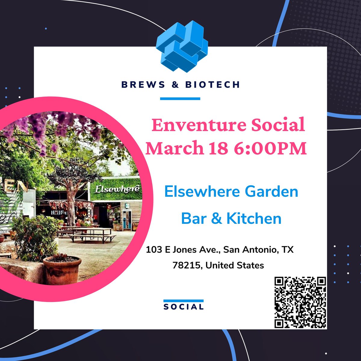 Enventure San Antonio (@enventuresa) on Twitter photo Hi everyone! Join Enventure on Friday, March 18 2022 at 6:00PM CST for our San Antonio Social!
Appetizers are on us so donât miss out!
For any questions, feel free to email mailto:victoria@enventure.org
Register ahead of time here: eventbrite.com/e/enventure-br⊠Hi everyone! Join Enventure on Friday, March 18 2022 at 6:00PM CST for our San Antonio Social!
Appetizers are on us so donât miss out!
For any questions, feel free to email mailto:victoria@enventure.org
Register ahead of time here: eventbrite.com/e/enventure-brâŠ