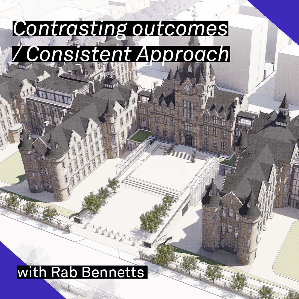 LATER TODAY! 

Edinburgh: Join <a href="/BennettsRab/">Rab Bennetts</a> &amp; @theAHSS for a talk on architecture, sustainability and urban design on Monday March 14th. 

Link to tickets here: eventbrite.co.uk/e/contrasting-…
