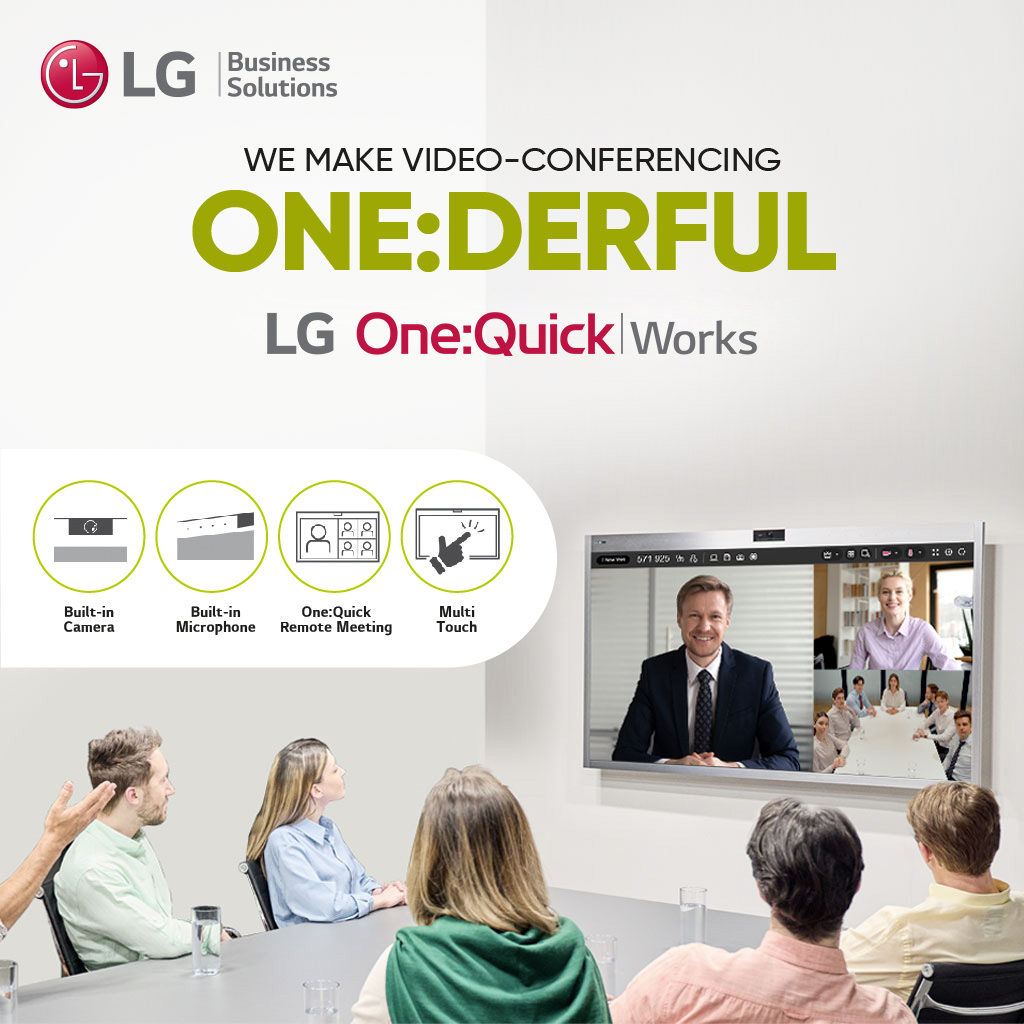 LGIndia's tweet image. From online meetings to conference calls and everything in between. Make your work more productive, interactive and seamless with #LG One:Quick Works 
Know more: bit.ly/36amb28 
#LGOneQuick #LGOneQuickWorks #AllinOne #OnlineConference
