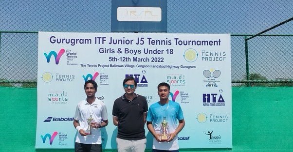 bigvish10's tweet photo. Another important world ranking tournament hosted by us at #thetennisproject in #gurgaon superb performances from our Indian players winning all the singles & doubles titles. Thank you @AITA__Tennis @aniljaindr @AnilDhupar4 for this opportunity & responsibility! #jaihind #upwards https://t.co/iDOFQXYk0H