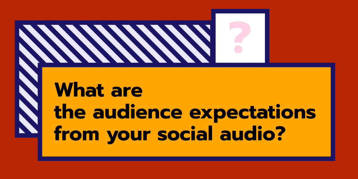 direconcom's tweet photo. Social audio is beyond the hype nowadays, it has become mainstream. But what about the audience?

Let’s go over the other side of the story: Expectations of the audience from your social audio. ⬇️ https://t.co/vahPyoba0n
