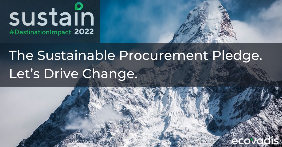 ecovadis's tweet image. Join CPOs from @Henkel  and @Bayer as they break down the #sustainableprocurement pledge and how you can drive change. ecovad.is/3Jgbbz1 #Sustain2022 #DestinationImpact