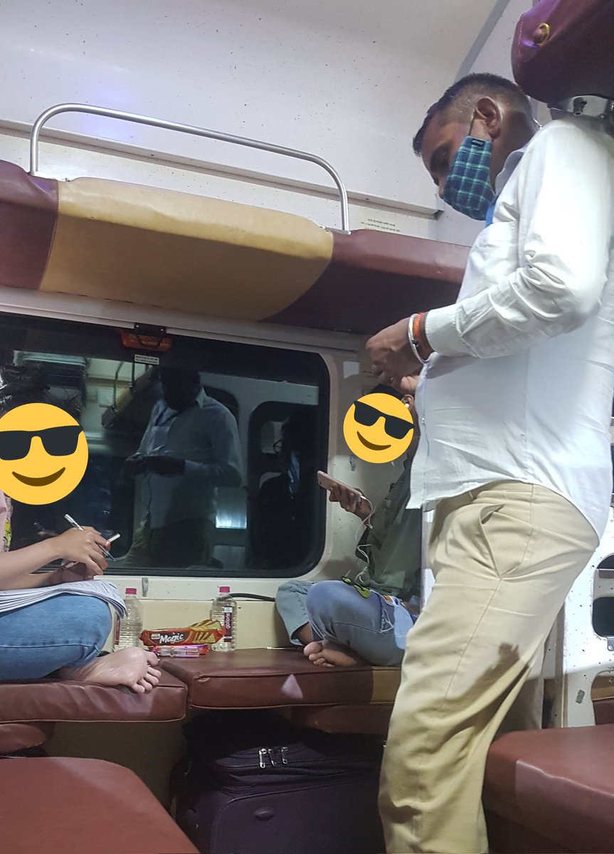 journovidya's tweet photo. Dear @RailMinIndia
You announced that #bedrolls would be provided, like #precovid times, last week. But still there is no bed roll being provided.
Stop wasting time on these surveys to know what #Passengers want. Your staff in #train are facing some angry people at times https://t.co/wKJJsUam0J