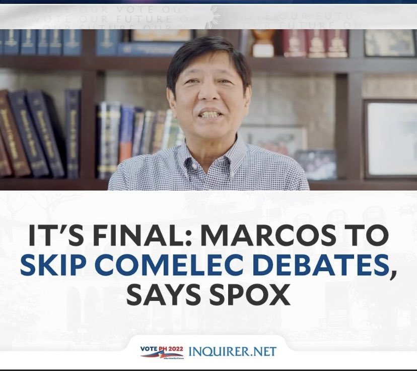 docfofficial's tweet photo. #MarcosDuwag Why vote for this guy who can’t even speak up for himself?!
#LeniRobredo2022 #LeniKiko2022 #LeniRobredo #IpanaloNa10To #LeniKikoAllTheWay #LeniKikoAllTheWay https://t.co/duGhXUsoHP