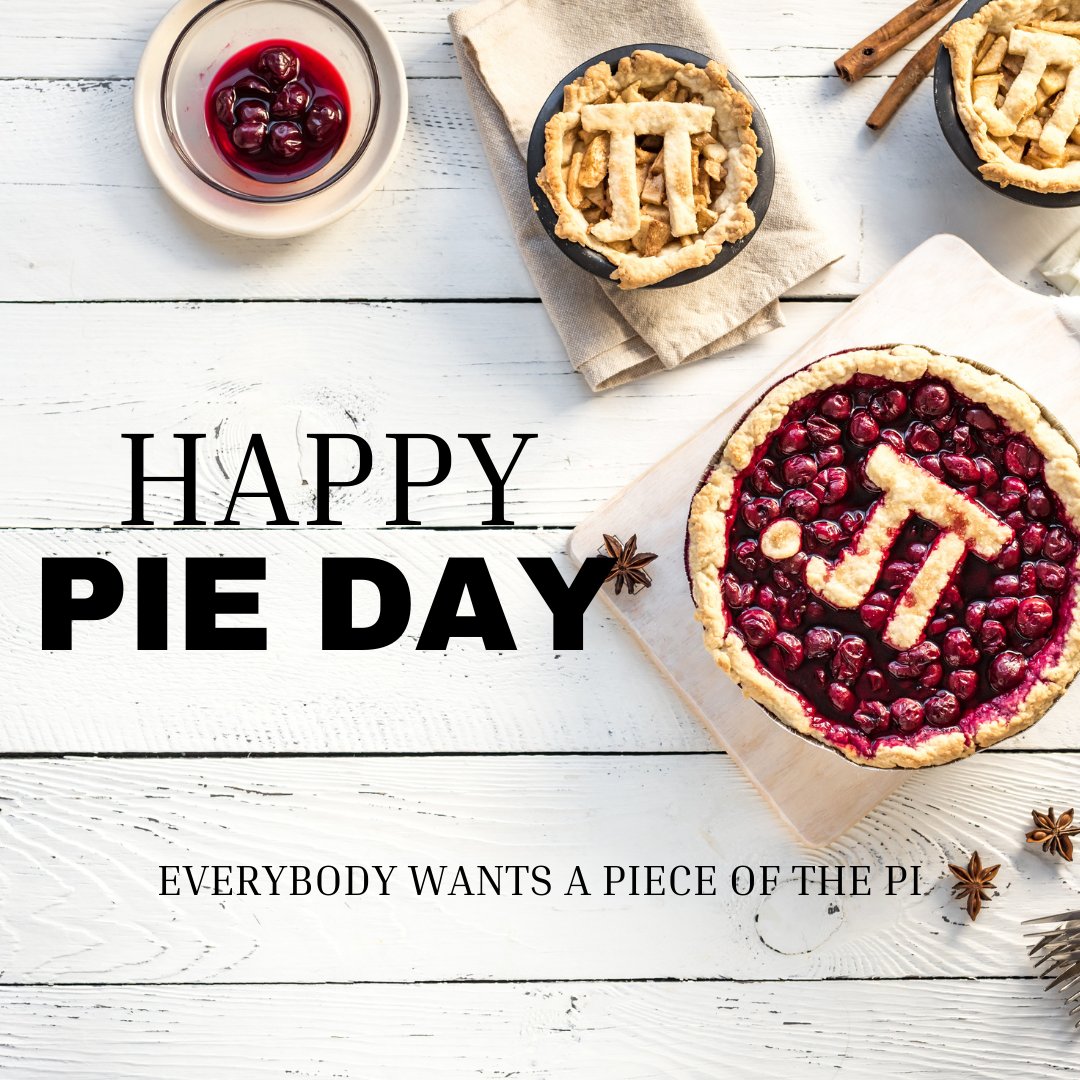 directausa's tweet photo. Happy National Pi Day! We would love to know your favorite PIE? Comment below your favorite pie... is it french silk? pumpkin? strawberry?  #nationalpiday #pie #314 #directausa #welovepies https://t.co/VSR67vgRdE