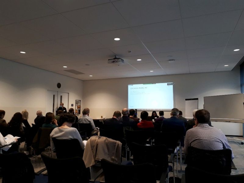 CostPearl's tweet photo. COST Action PEARL PV’s Conference "Enabling the PV Terawatt Transition" launched today. That is great we could see each other in person again. 
@AngeleReinders @WilfriedvanSark https://t.co/SD4o7v68Zt