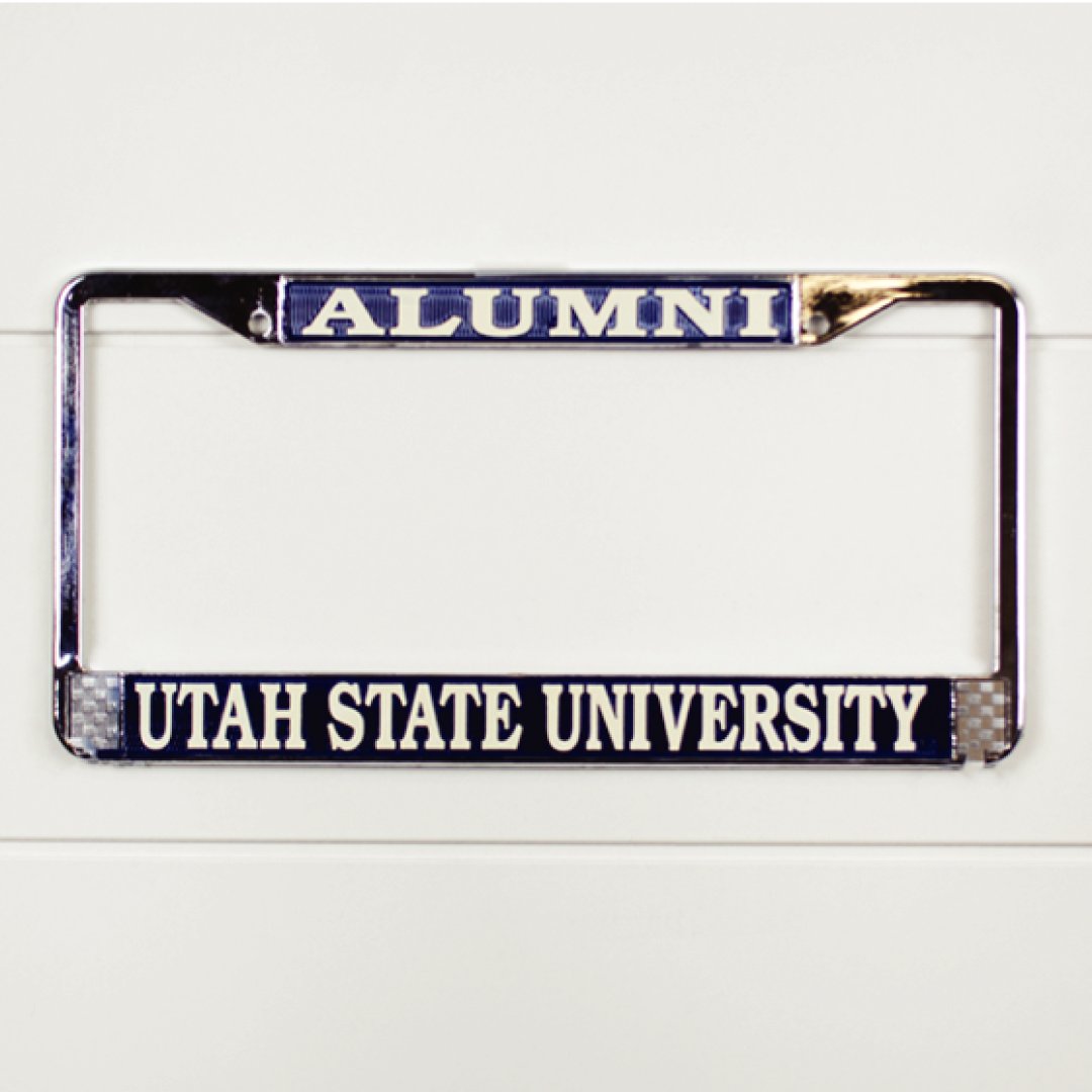 This week ONLY! Get a Utah State Alumni license plate frame for only $9.99, reg. $14.99.
•
Shop in-store or online: usucampusstore.com/p-8819-utah-st…