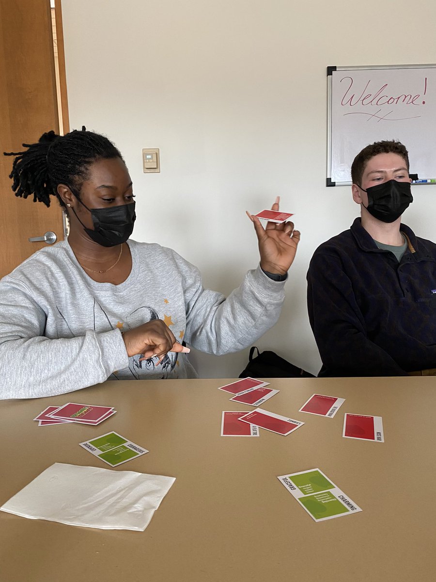 care_mu's tweet photo. We recommend playing Apples to Apples at your next lab social! 🍎 Thank you to our wonderful lab members for a great afternoon! #CARElab https://t.co/PuhiAJwOio