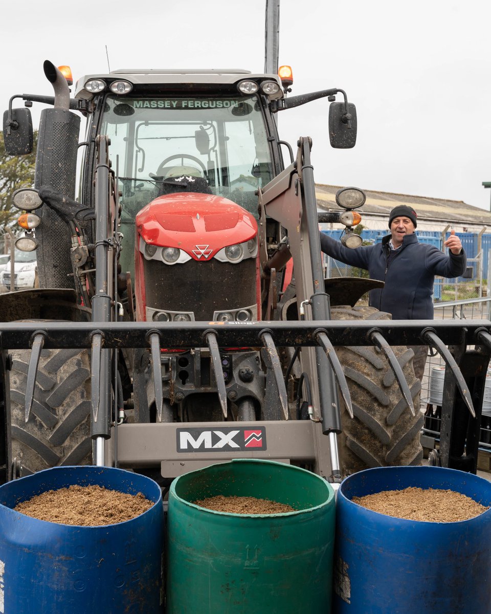 Great to see local farmer Pete 🚜  last week. Picking up our spent grain for his cows 🐄   Great knowing it’s not being wasted!