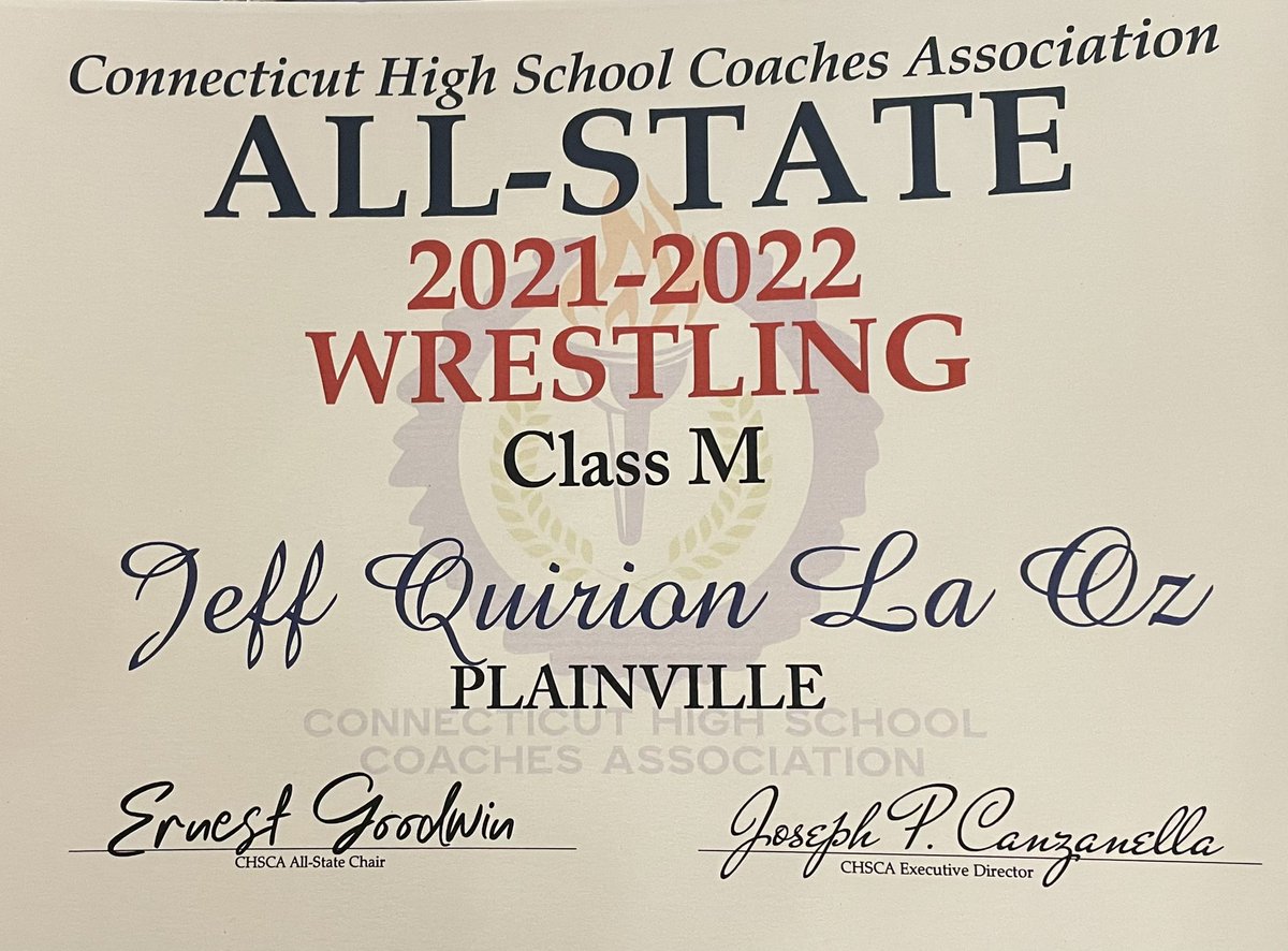 PLVWrestling's tweet photo. Congratulations to our three Blue Devil Wrestlers on receiving CHSCA Class M All State last night. #DontTalkAboutItBeAboutIt #ALLIN #PLVBlueDevils #CHSCA #AllState 

Sr. 182 - Alex Santini
Jr. 145 - Joey Kennedy
Jr. 285 - Alan Quirion La Oz https://t.co/NZo9Z2YSf4