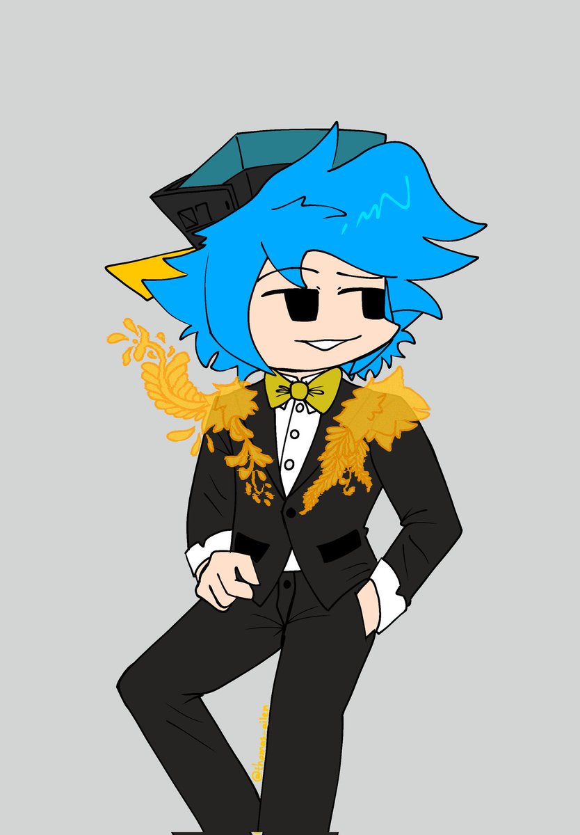 Axrael_Ailen's tweet photo. Fancy suit của why not :D
#FNF_EXO https://t.co/g7IvbXhUC0