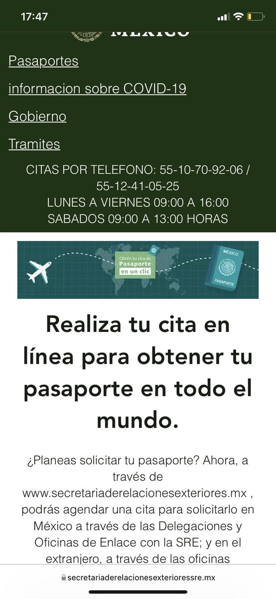 kro_cueva's tweet photo. @Dalukita @SRE_mx @Trafico_ZMG Si en el twit vienen las fotos: aquí te dejo el link https://t.co/HXHMfaQjs5 ese es el falso .. el de @SRE_mx es terminación .gob.mx https://t.co/LUWXp8vtGM
