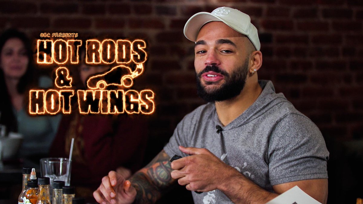 Duncan_Brothers's tweet photo. @KingRicochet  ARE YOU READY?🐔🔥🥵🥛Ricochet Cries While Talking Cars &amp; Eating Spicy Wings | HRHW Ep 2 https://t.co/xIFSfb5BWN #ricochet #wwe #hotwings #hotrods #stayspicy #smackdown #musclecar #hotones #interview #wrestling #trevormann #dbc #spicywings #hotsauce #cartalk #dbc https://t.co/d5jL7LnZbW