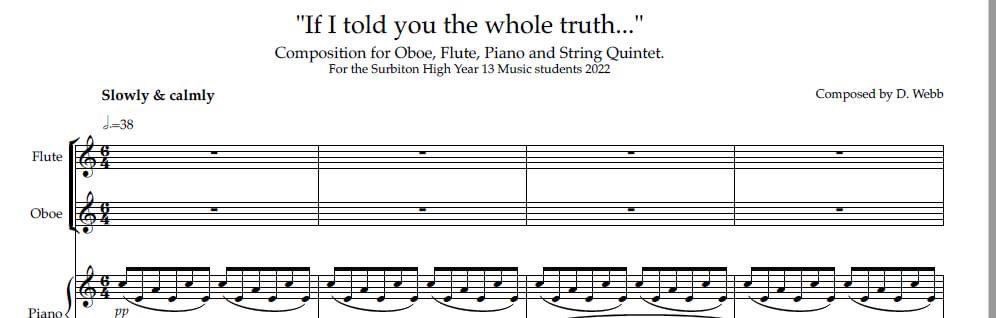 HeartDaveWebb's tweet photo. Last rehearsal for my new piece complete! Premiere on Wednesday in our Spring Chamber concert. Especially composed for our Y13. Writing music for young people to play is such a privilege… #cinr #forevergrateful @SurbitonHigh @SHSMusicDpt https://t.co/oaRbSl26wM