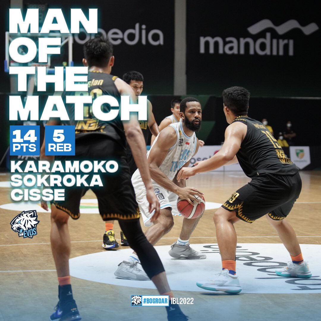 evosthunderid's tweet photo. Pencetak poin terbanyak di game kali ini. Thats Moko!
#EVOSThunder #BogRoar #IblIndonesia #IBL https://t.co/ododkDwWVQ