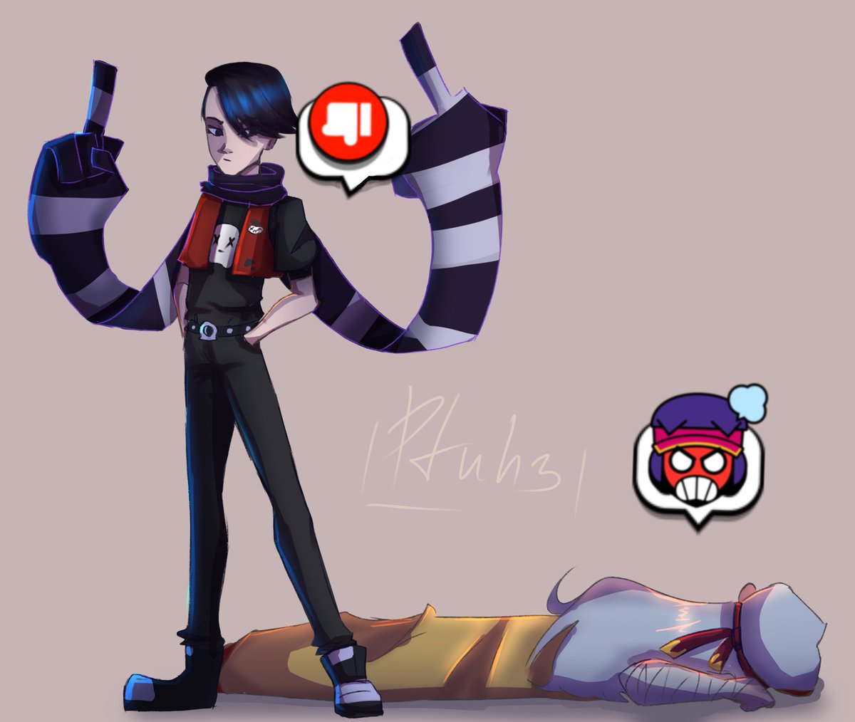 ptuh30's tweet photo. Пока на раслабоне, на чилле
#BrawlStarsArt #brawlstars #Edgar #Fang #Fadgar #фэдгар #Эдгар #Фенг https://t.co/LOOYt0q1HI