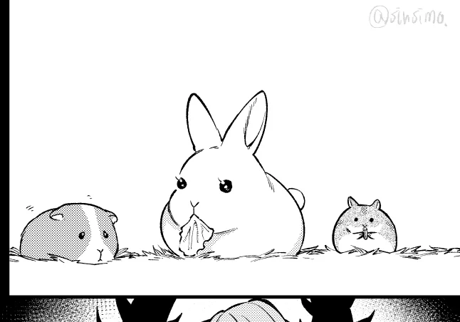 完成してから「はッ…! 左の子だけご飯ない…!?」って気づいたコマ 