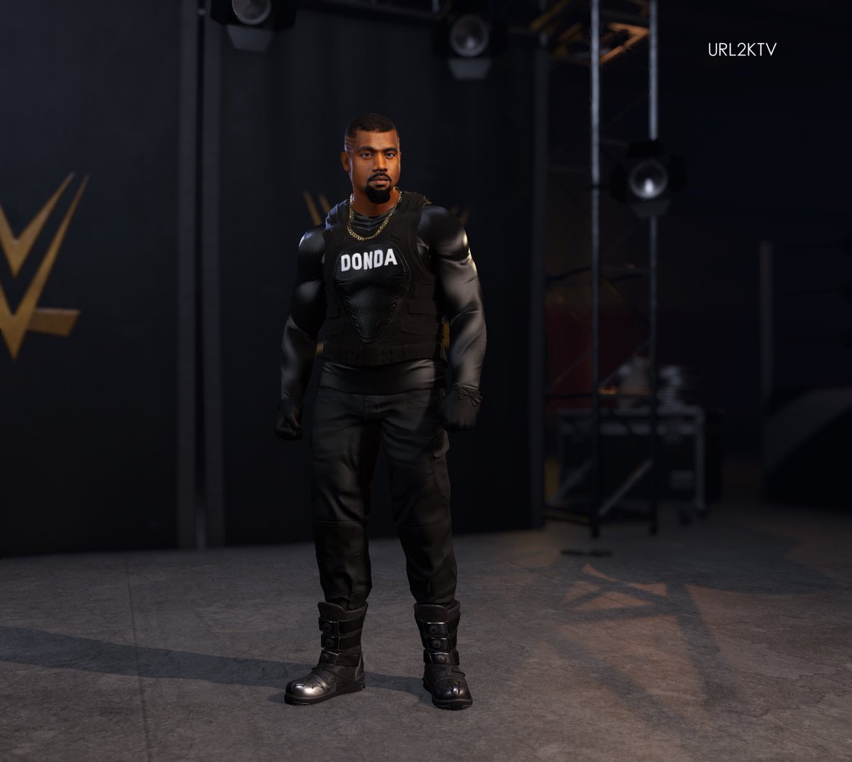 URL2K's tweet photo. Ye it’s time‼️#WWE2K22 #Ye #Kanye #KanyeWest #URL2K https://t.co/WORNVsNPCS