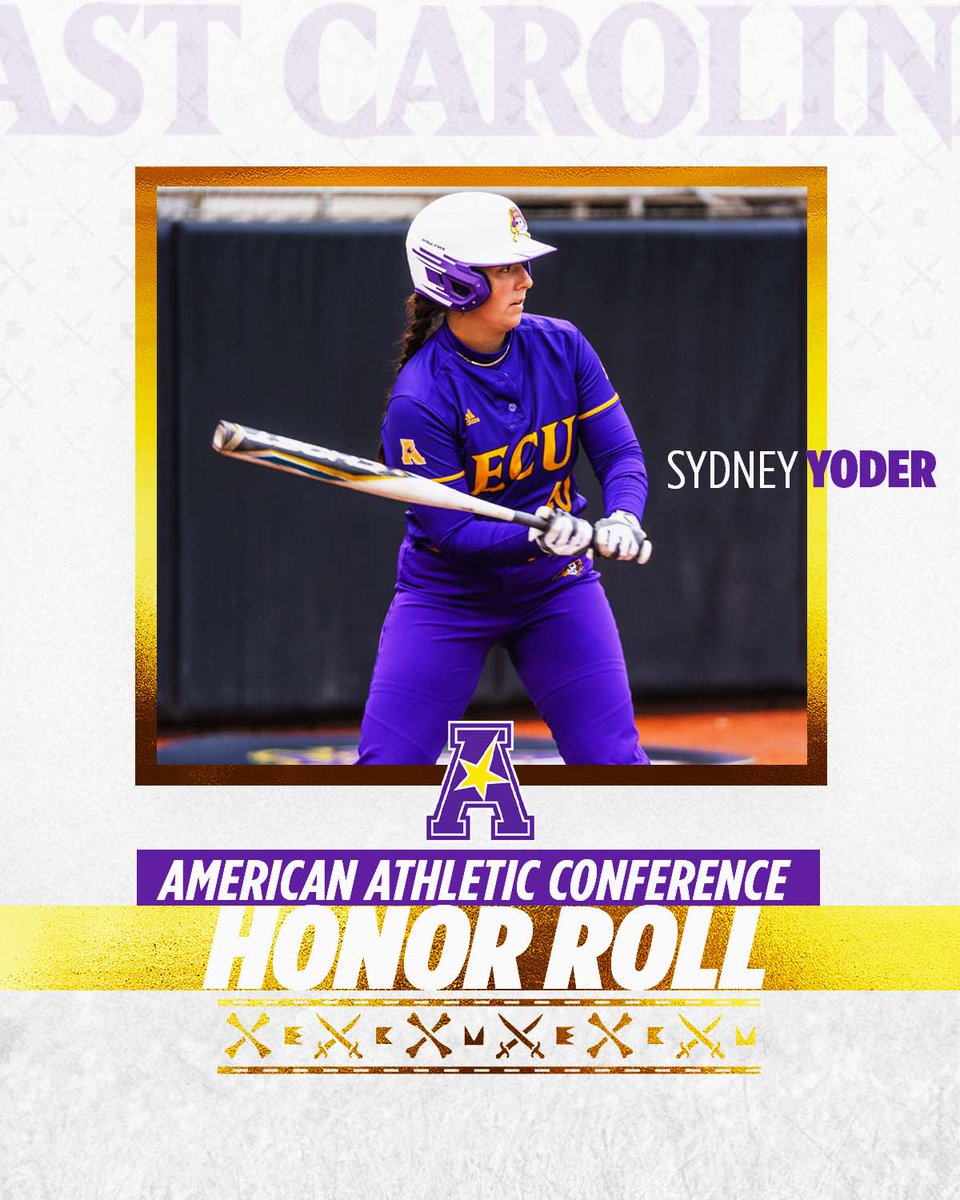 Congratulations Sydney Yoder on making this weeks AAC Honor Roll. 🏴‍☠️ 🔥