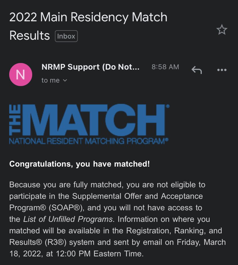 latarshadtaylor's tweet photo. Really no words to express my emotions except THANK YOU GOD!!
I’m going to be an orthopaedic surgeon! 🙏🏾  #Match2022  #orthotwitter https://t.co/UINEgqUYhc