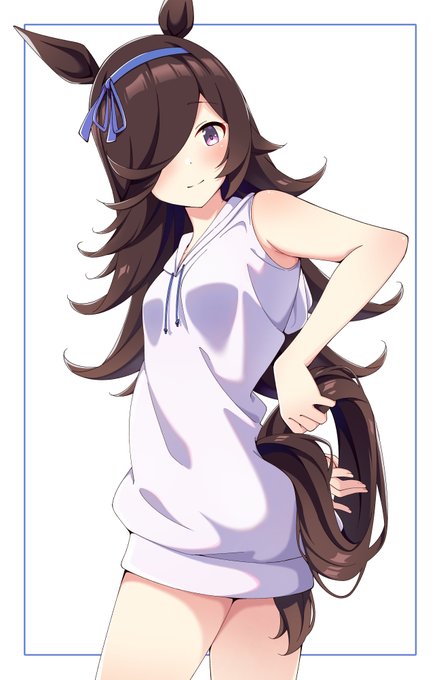 尻尾を通すライス 